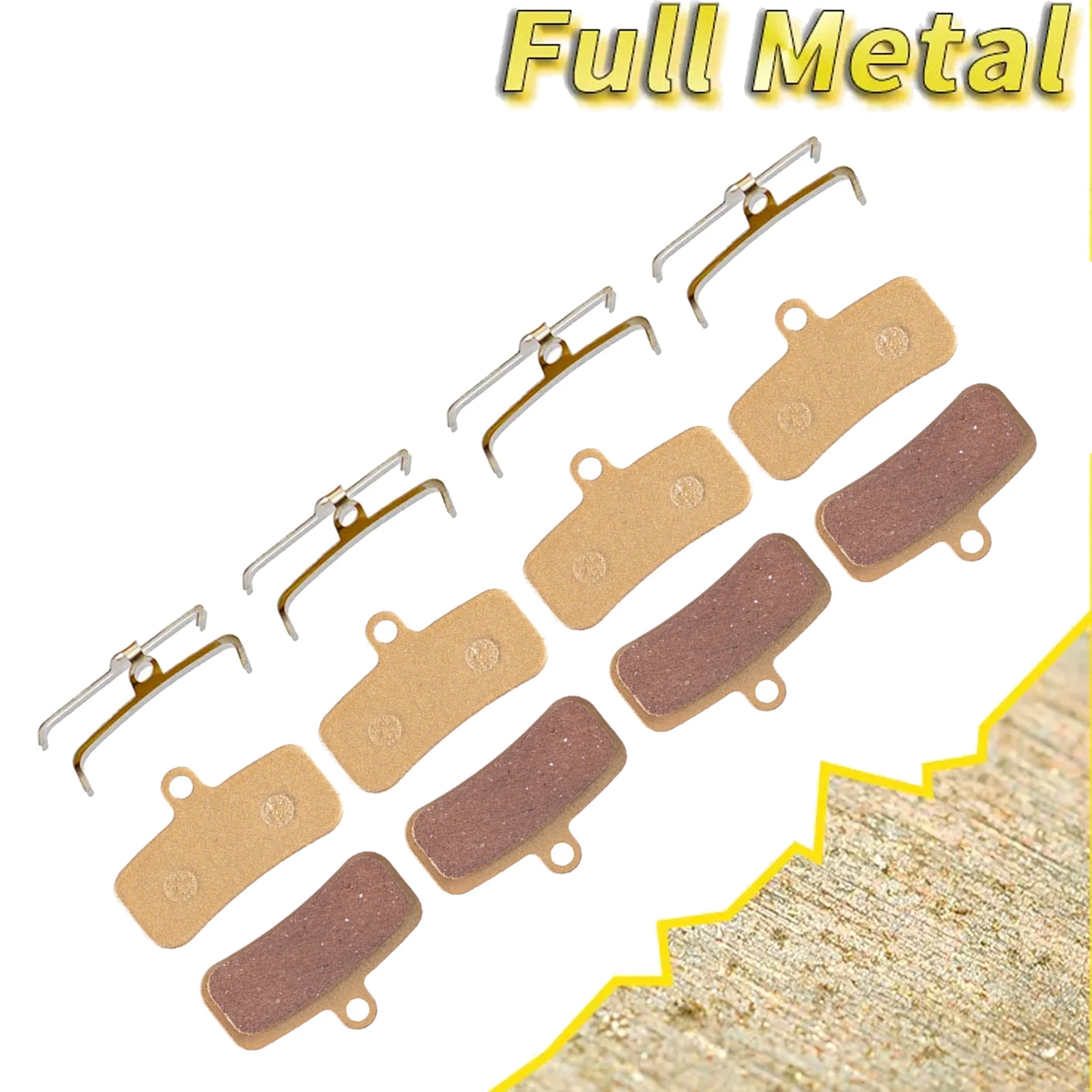 

4 Pairs Of Bicycle Disc Brake Pads For D03S D02S Saint BR-M810 For SHIMANO XT M8020 For Saint For Deore