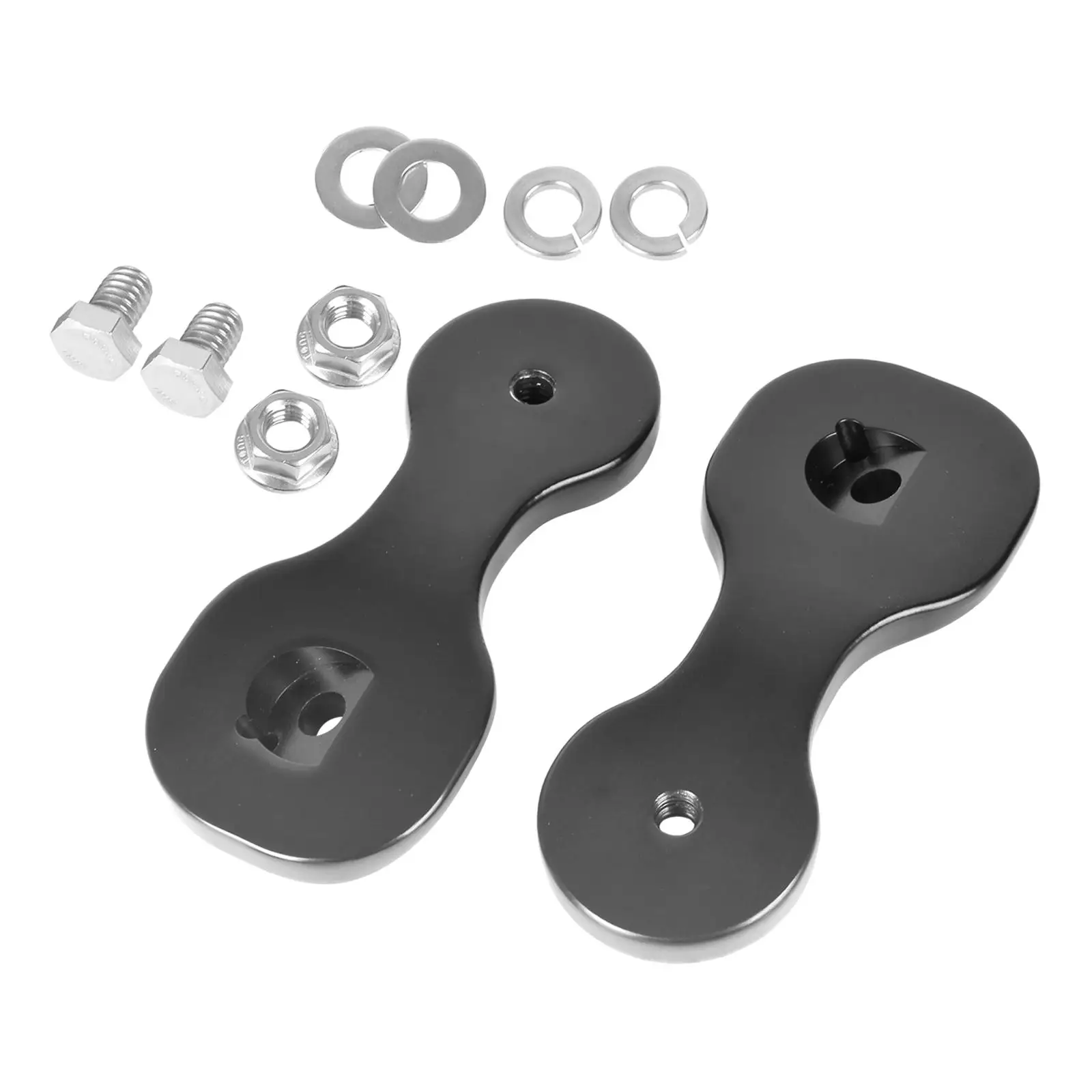 

Black Mirror Brackets Adapters Fit for Street Glide Fairing Mounted Mirrors Accessory Mirror Bolts Onto Bracket Spare Parts