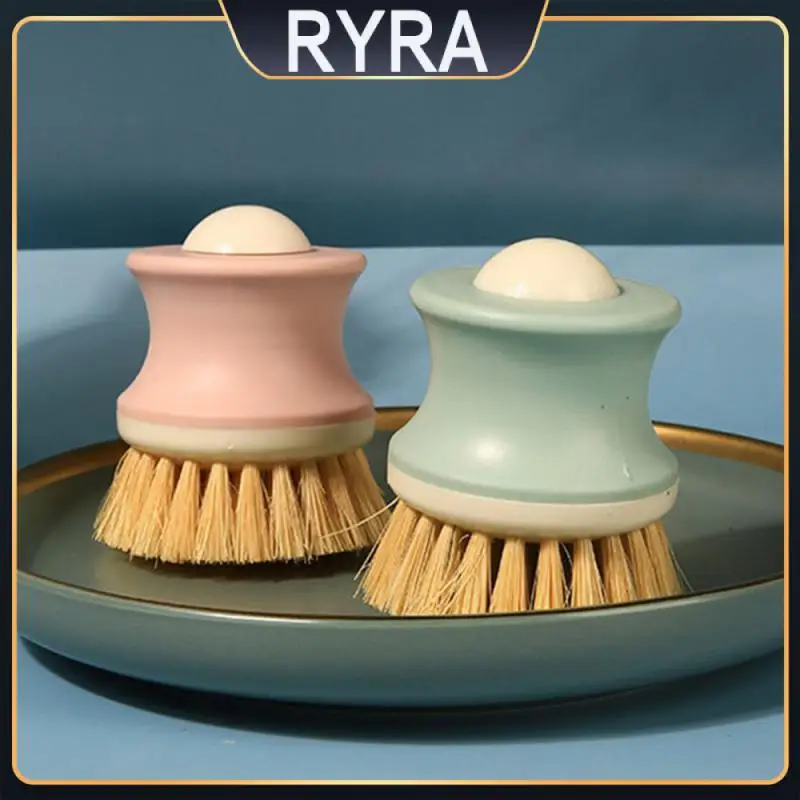 

High Quality Cleaning Brush 8.7cm Not Touch Oil Wash Dishes Brush Multipurpose Household Brush Kitchen Supplies Decontamination