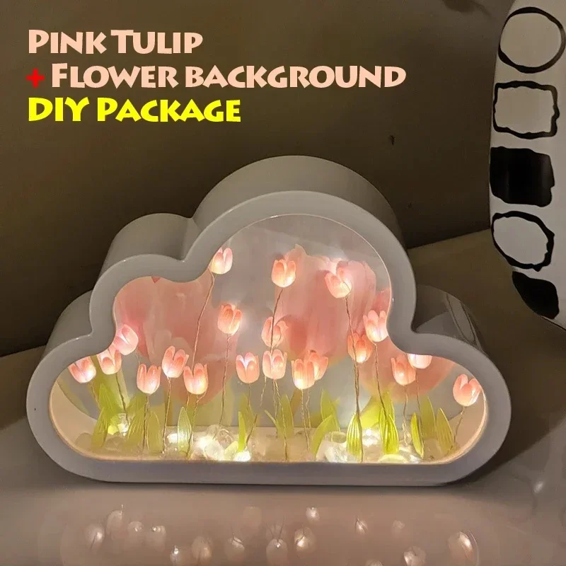 Настольная LED лампа из пластика