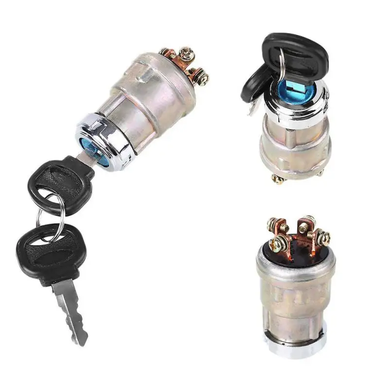 

Universal Car Boat 12V 4 Position Ignition Starter Switch with 2 Keys for Petrol Engine Farm Machines Harvesters Supplies