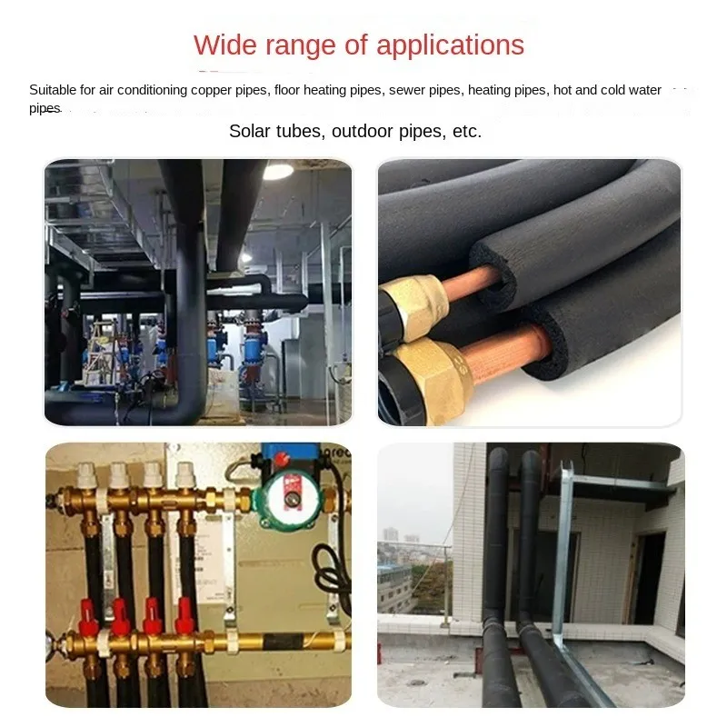 Резиновая губчатая трубка для кондиционера солнечный водонагреватель диаметр
