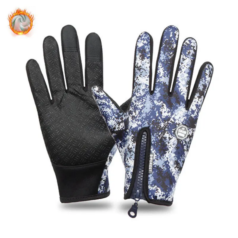 

Зимние флисовые ветрозащитные Нескользящие перчатки Spexcell Rsantce для мужчин и женщин, теплые мотоциклетные перчатки с сенсорным экраном для е...