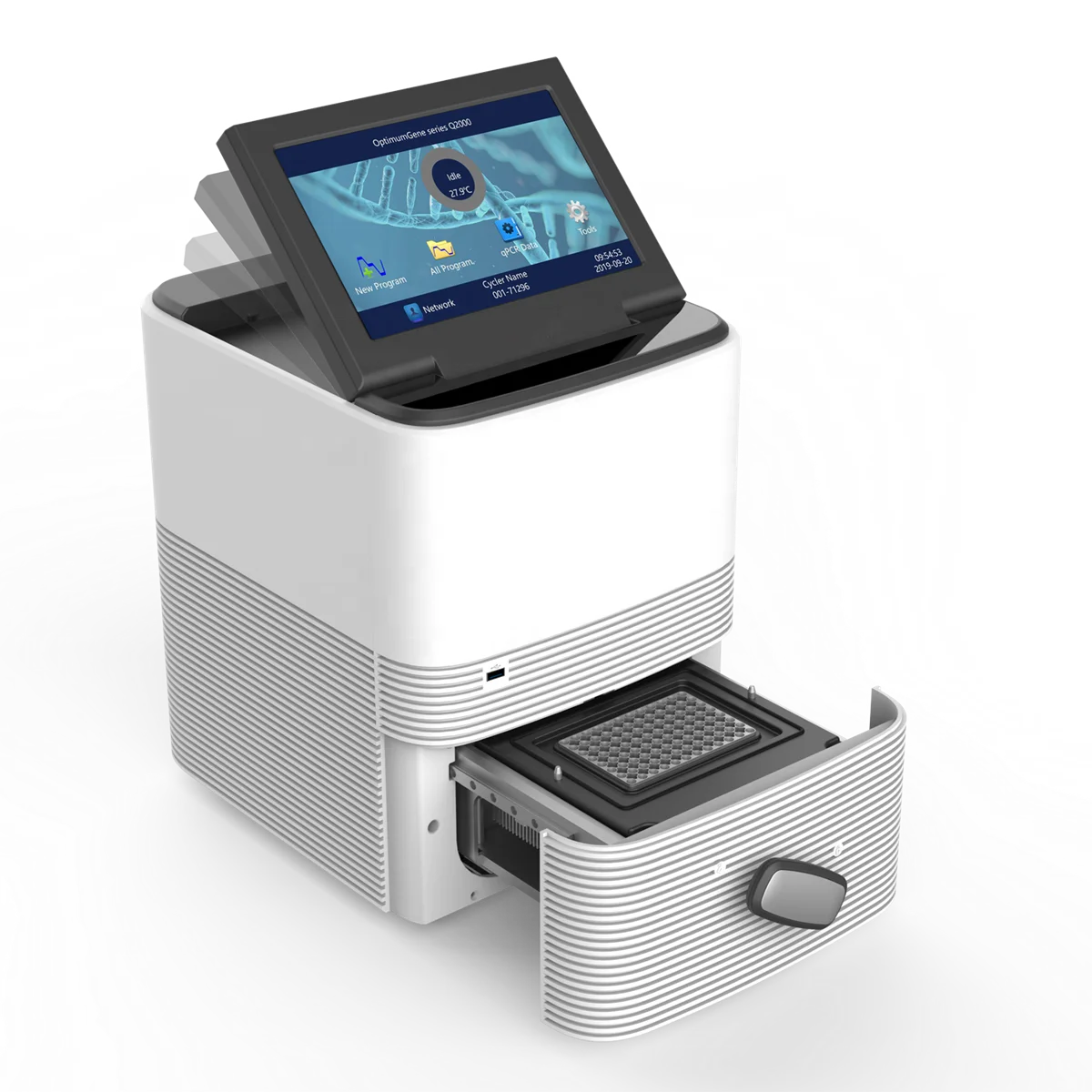 

Q2000B 96wells*0.1ml PCR Tube 4channels Fluorescence Quantitative Real Time PCR thermal Cycler