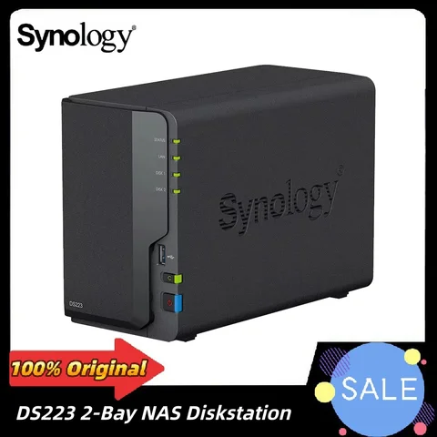 Synology DS223  сетевое хранилище