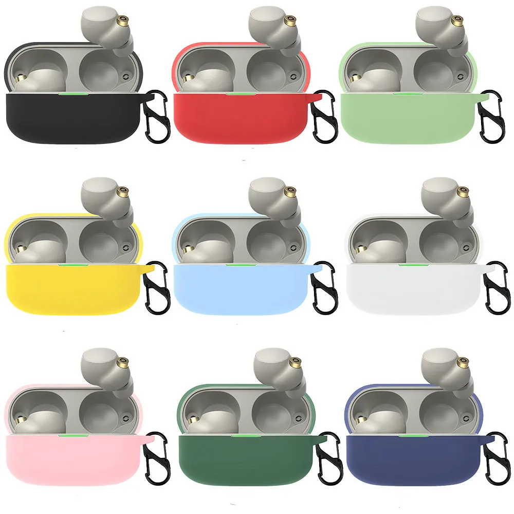

Suitable For Sony WF-1000XM4 bluetooth-compatible Earphone Protective Sleeve Silicone Shell Charging Compartment Storage Bag
