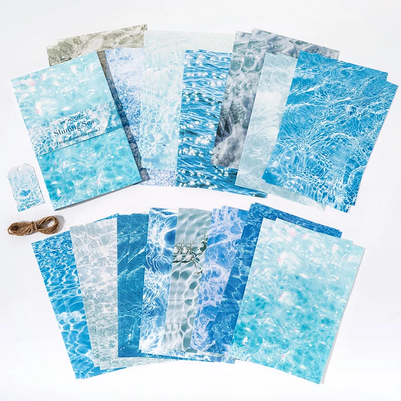 Блокноты Alideco 30 шт., бумага, мерцающая, ретро