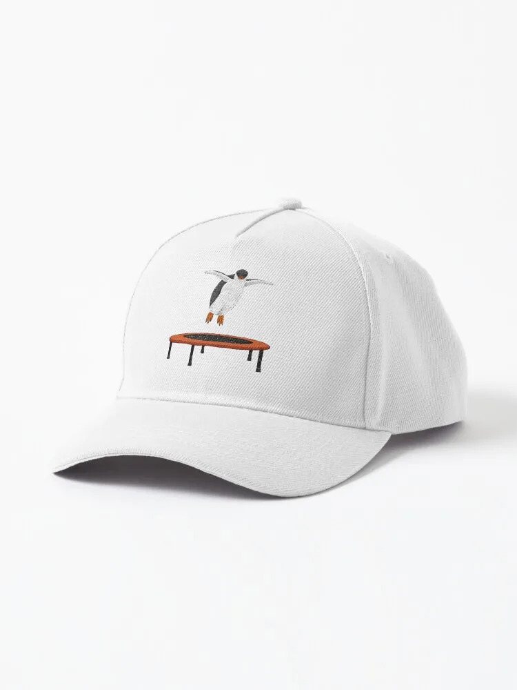 Penguin on a trampoline Cap