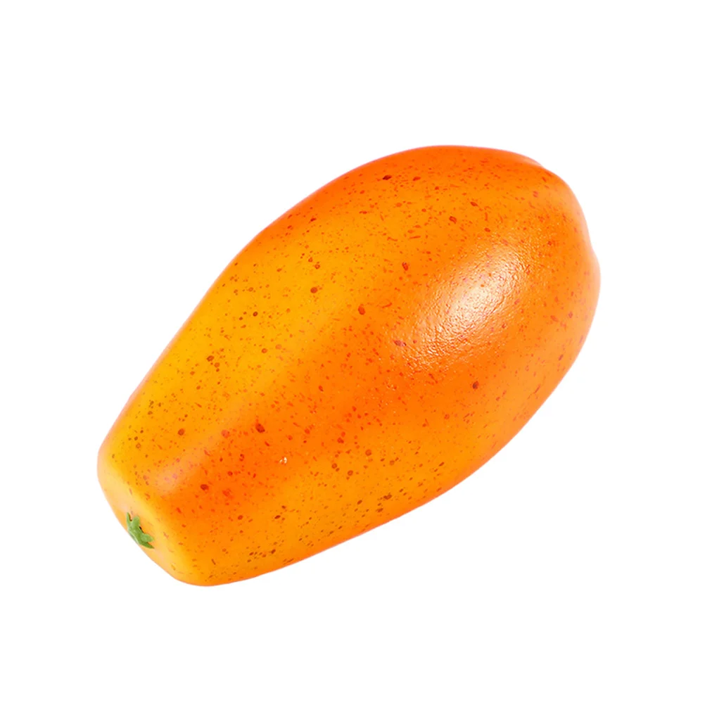 Искусственная уличная желтая модель для любителей папайи искусственные фрукты