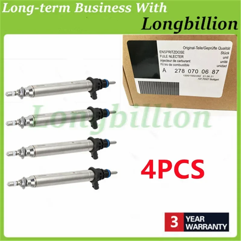 4X новая топливная форсунка A 2780700687 0261500065 Для Mercedes-Benz B C class 160 180 200 220 250 260 AMG GT GTS Roadster