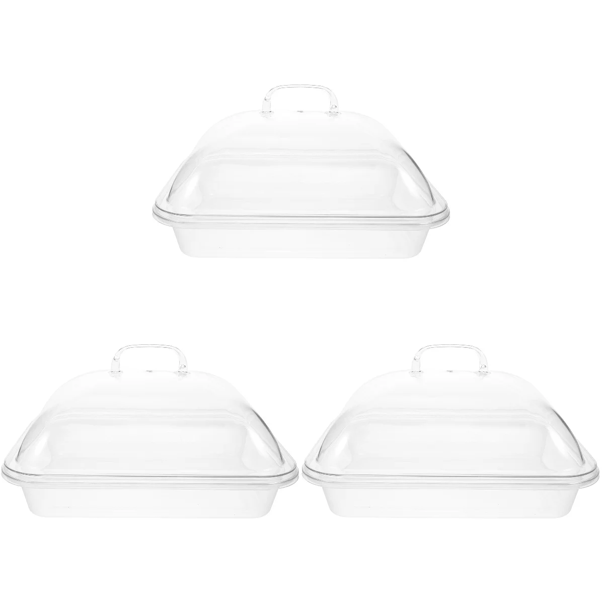 

Tray Serving Fruit Buffetcover Dessert Dishplate Cheese Butter Keeper Appetizer Household Platter Cake Snack Restaurant Display