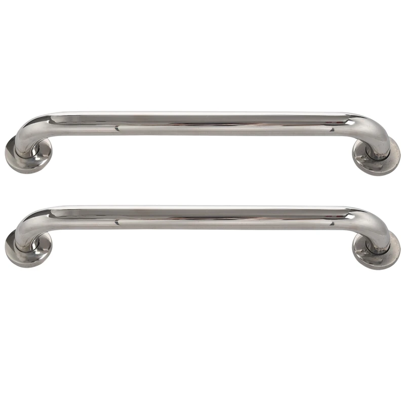 

2X New Bathroom Tub Toilet Stainless Steel Handrail Grab Bar Shower Safety Support Handle Towel Rack(40Cm)