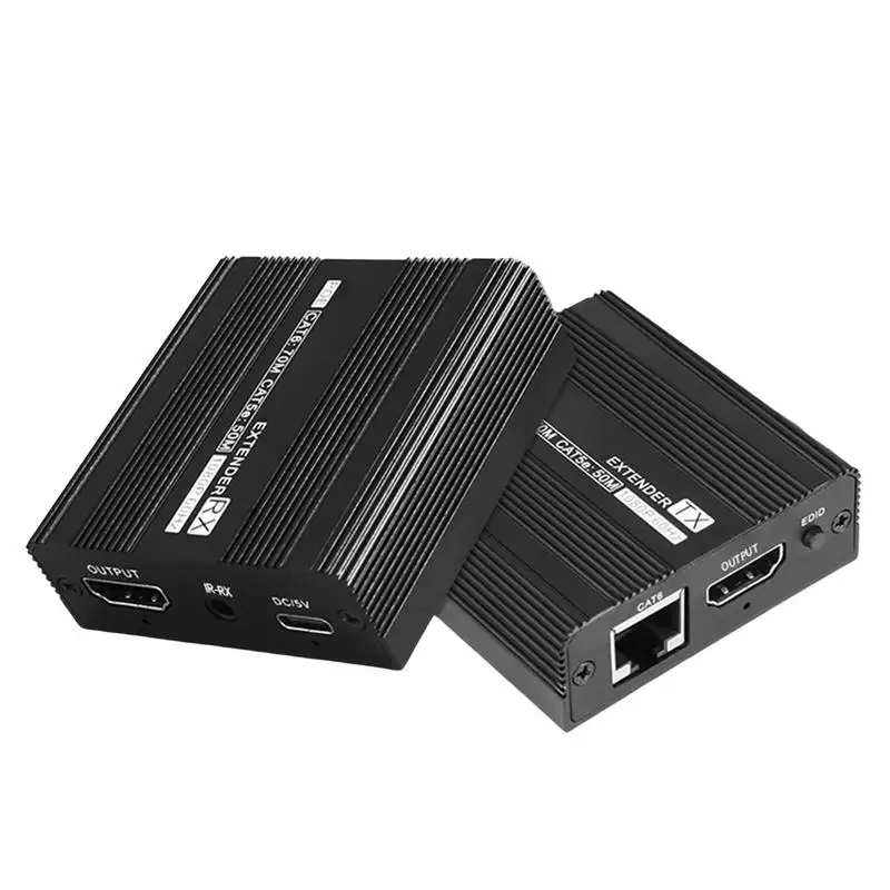 

Мультимедийный Интерфейсный удлинитель высокой четкости, Сетевой удлинитель кабеля, преобразователь сетевого кабеля, видео удлинитель для мониторов