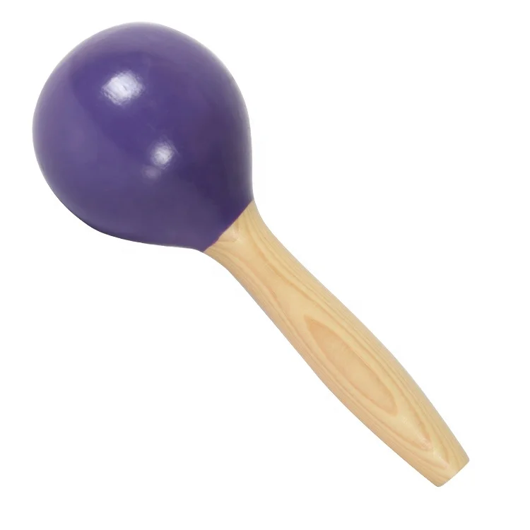 

Promotional custom colorful kids toy musical instrument wood maracas