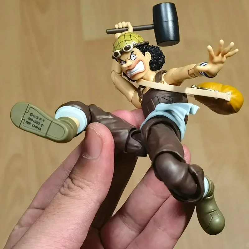Фото В наличии: Оригинальная коллекционная фигурка Bandai Namco SHFiguarts One Piece Usopp Romance Dawn, модель для сборки, игрушка для мальчиков, подарок №2