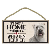 pet accessories wood sign its not a home without a wheaten terrier dogs gifts decorations