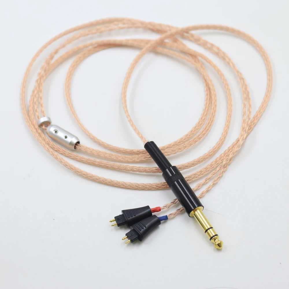

High Quality 16 Core Single Crystal Pure Copper Headphone Replace Upgrade Cable for Fostex TH610 TH900 MK2 TH909 Earphone