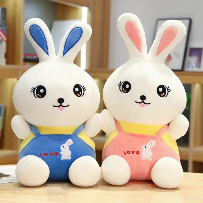 35-75 см Мультяшные кавайные парные плюшевые комбинезоны в виде кролика мягкие
