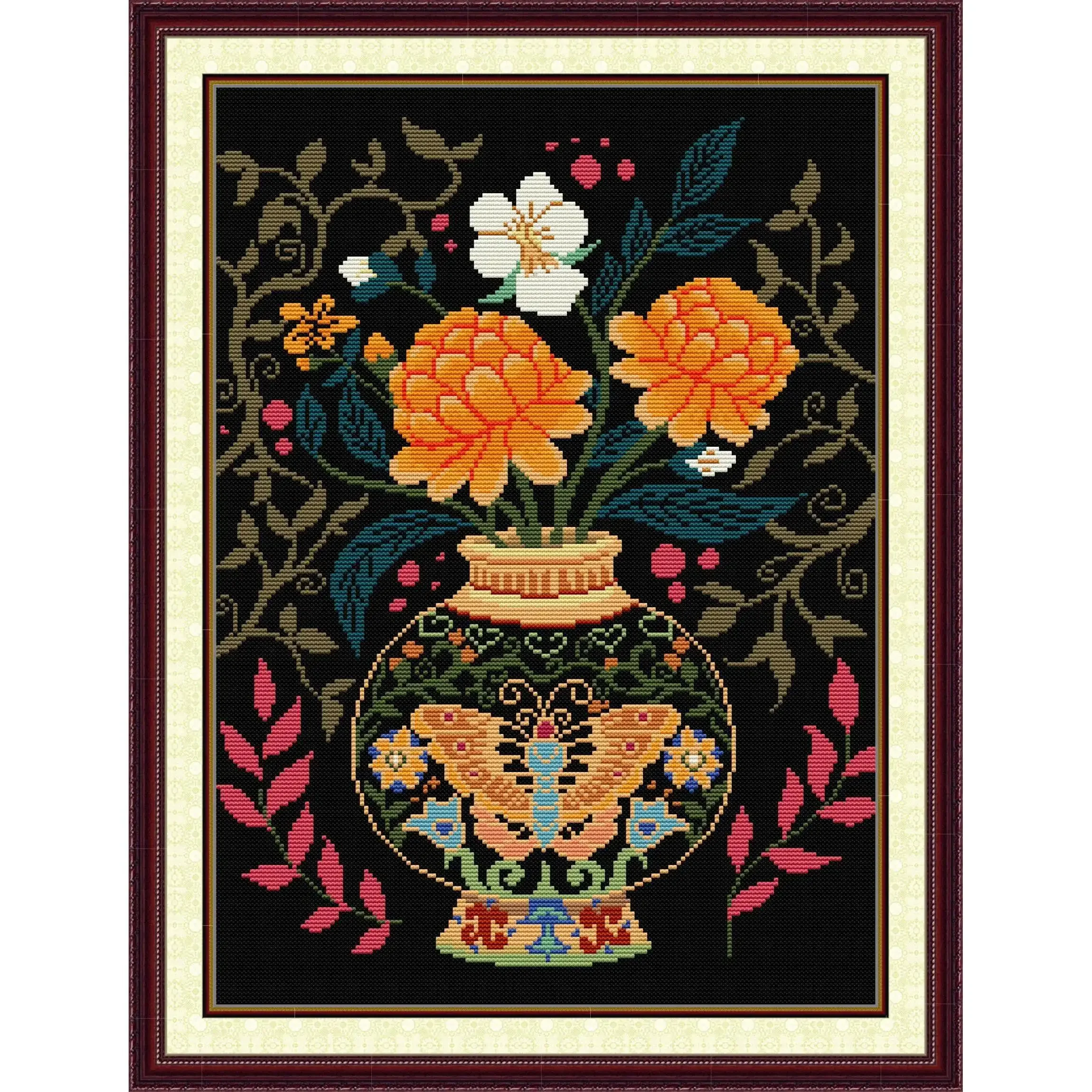 Набор для вышивки крестом Joy Sunday с предварительной печатью легкий узор набор из