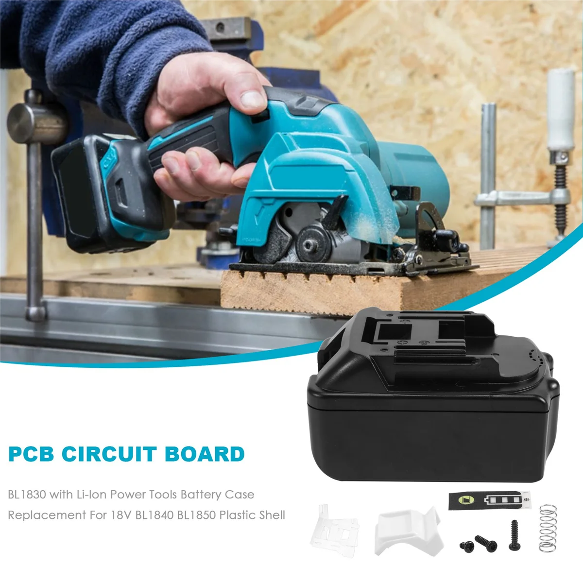 BL1830 с литий-ионными электроинструментами аккумулятор для замены Makita 18V BL1840 BL1850