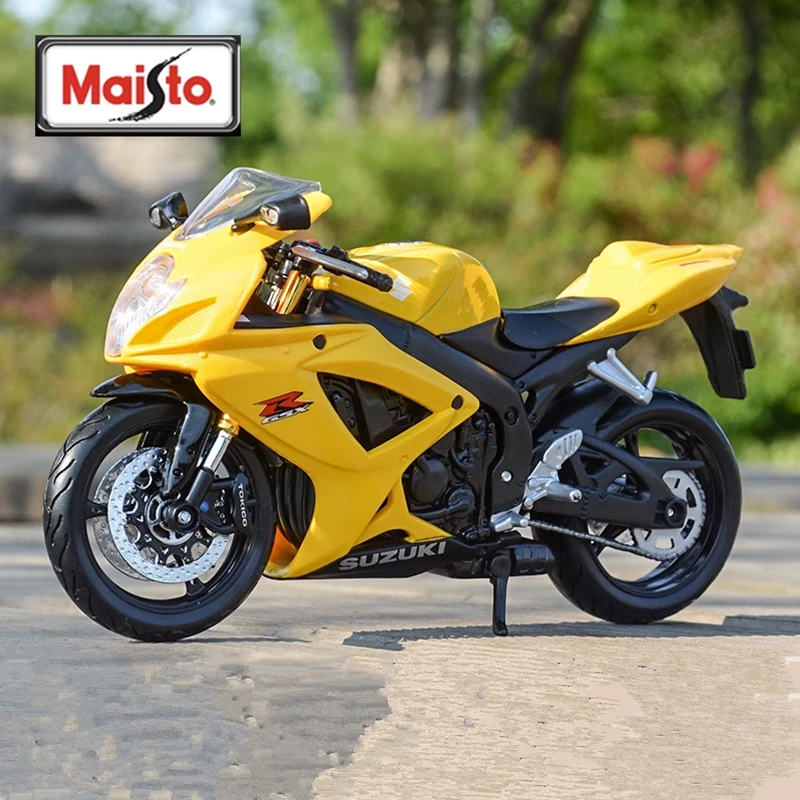 

Модель гоночного мотоцикла Maisto 1:12 Suzuki GSX-R600 из сплава, модель литая металлическая уличная спортивная модель мотоцикла