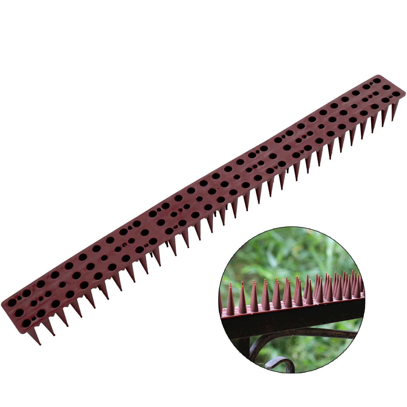 

1pcs Fence Wall Spikes Anti Climb Black Home Practical Highway Intruder Repellent Deterrent Garden Security Anti Bird Thorn