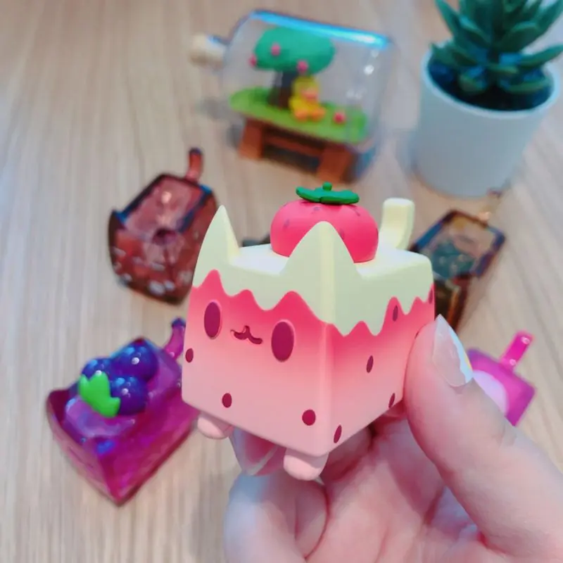 

Genuine Boxcat Ice Drink Group Night Sweet Drink Series Blind Box Kawaii Action Figures Mystery Box Birthday Gift Surprise Box