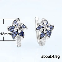 2022 new flower fairy series sexy blooming personality fashion earrings chic french temperament ladies all match earrings
