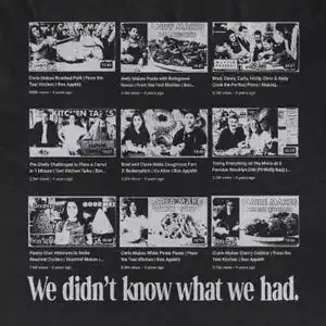 Мы не знаем что мы Had Bon Appetit Тестовая кухонная футболка