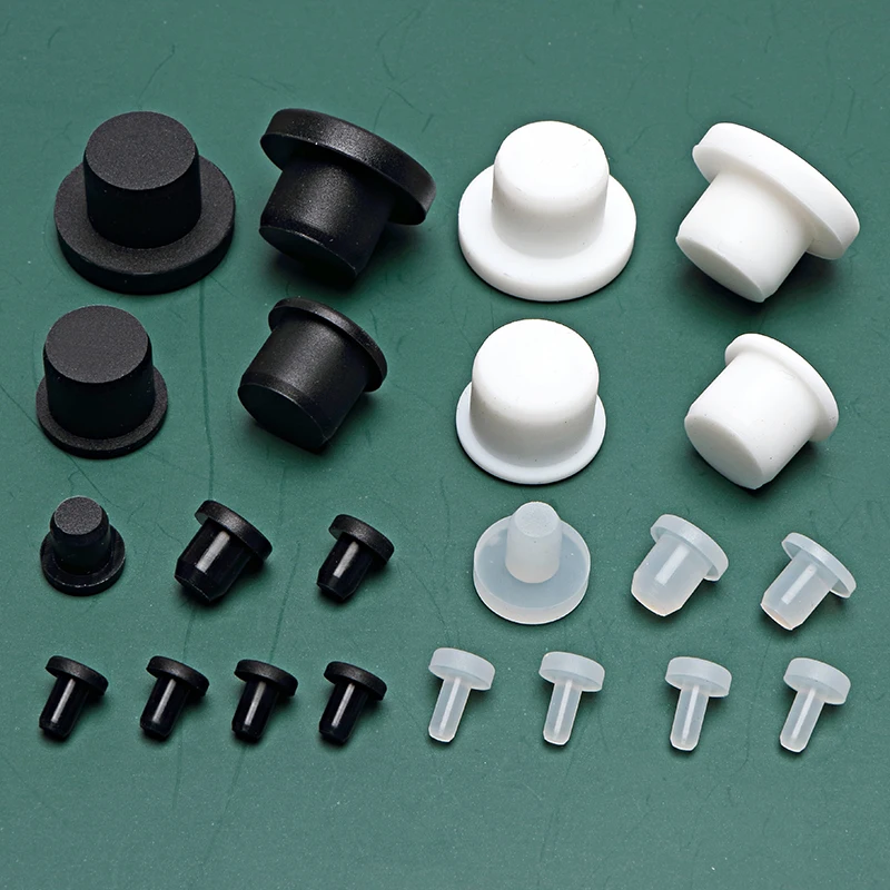 

Rubber Plug Silicone Inner Hole Stopper Eyelet Joint Waterproof Washer Protective Ring Threaded Plugs Cover Nut Cap T-plug Round