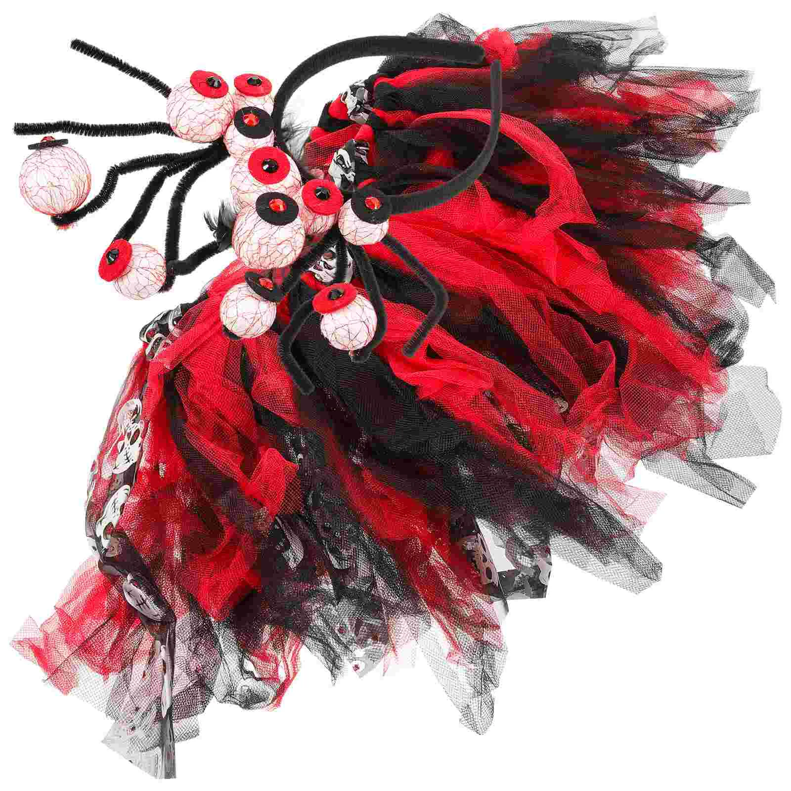 

Наряд на Хэллоуин, повязка на голову, Детский костюм для девочек, маленькая одежда