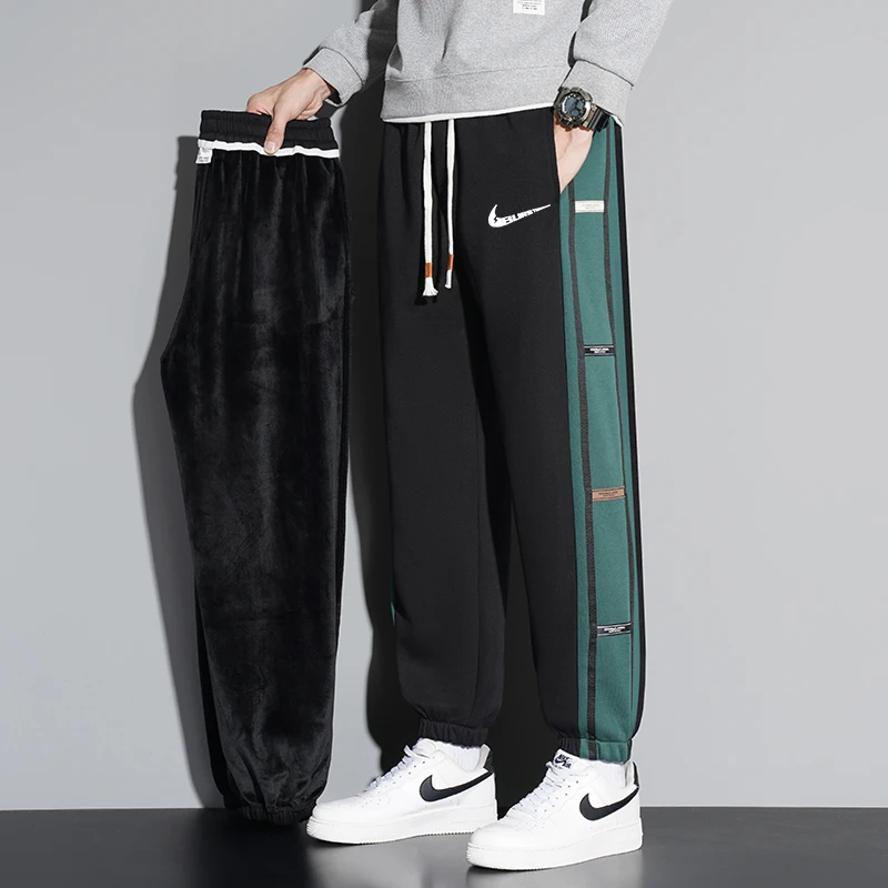 Сопротивление ‍ Ke осенние и зимние повседневные брюки на флисовой подкладке