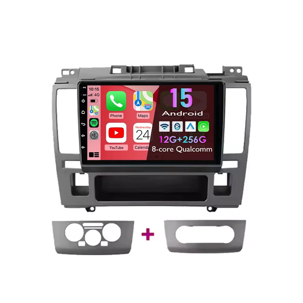 Фото Автомагнитола Android 15 для Nissan Tiida C11 (2004-2013) с 2K QLED экраном, GPS-навигацией, беспроводным CarPlay и Android Auto №2