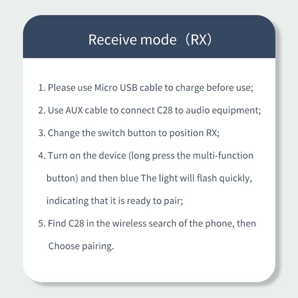 Портативный мини аудиоприемник Bluetooth 5 0 3 мм HIFI AUX Стерео для ТВ ПК беспроводной