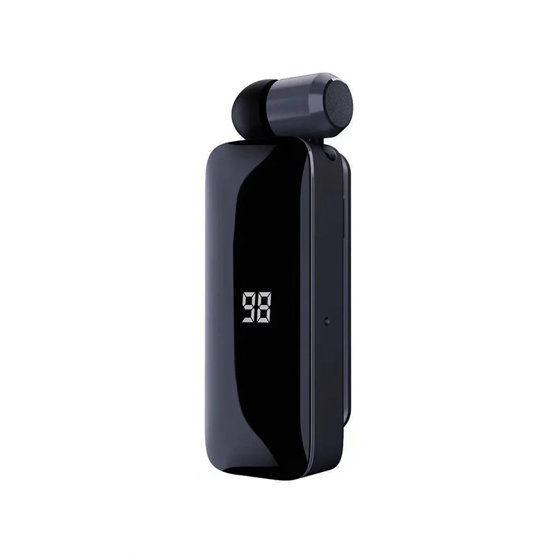 Фото F906 Время разговора 40-часовая Bluetooth-гарнитура BT5.3 Напоминание о вызове Вибрационный зажим Драйвер Aurculares Дисплей мощности Наушники PK K55 №2