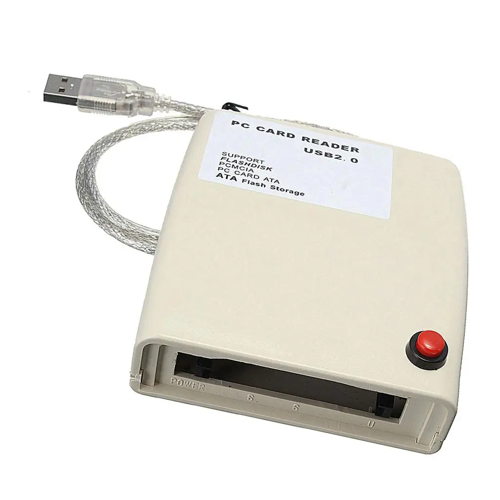 Фото Адаптер-конвертер для чтения карт USB 2.0, многопортовый, совместимый с PCMCIA ATA, для Windows 7, XP, VISTA, настольных ПК №4