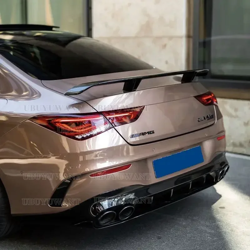 Задний спойлер багажника для Mercedes Benz C118 CLA Class 2019-2021 CLA180 CLA200 CLA250 CLA220 CLA35 45 ABS крыло