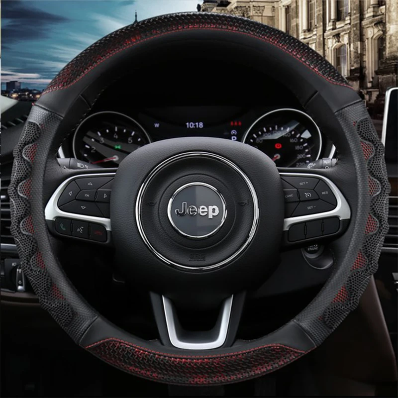 

Sports style Car Steering Wheel Cover For Jeep Compass 2017 2018 Renegade 2015-2018 Fiat Toro 2017-2019 Tipo 2015-2019