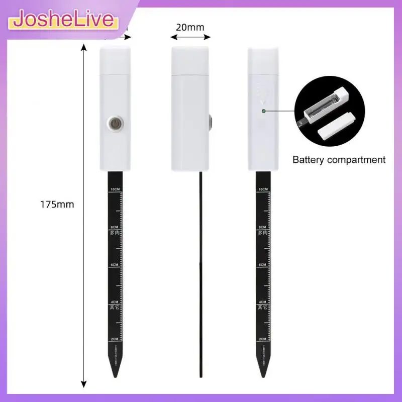

Soil Moisture Detector Succulent Planting Water Shortage Flashing Light Reminder Gardening Planting Soil Moisture Meter Tool