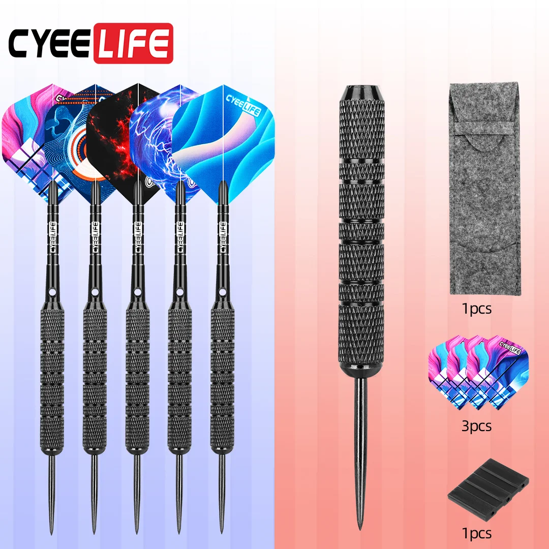 Фото Твердая профессиональная металлическая игла CyeeLife 28g, устойчивая к падению, алюминиевая игла, стальная игла, набор логотипа для соревнований №1