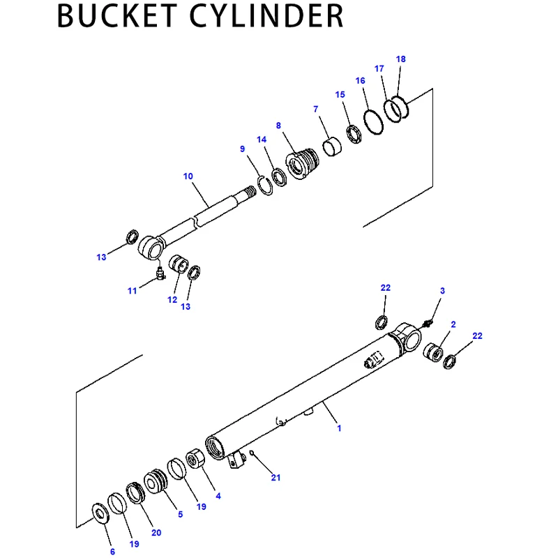 KOMATSU PC26MR-3 BOOM/ARM/BUCKET/BLADE/комплект поворотных цилиндров и основной клапан