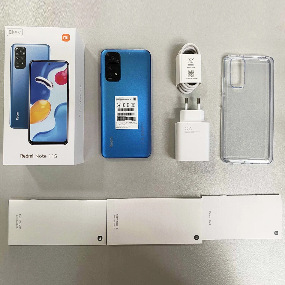 Original Global Version Xiaomi Redmi Note 11S 64GB/128GB MTK Helio G96 108MP Camera 33W Fast Charge 5000mAh 90Hz AMOLED Screen