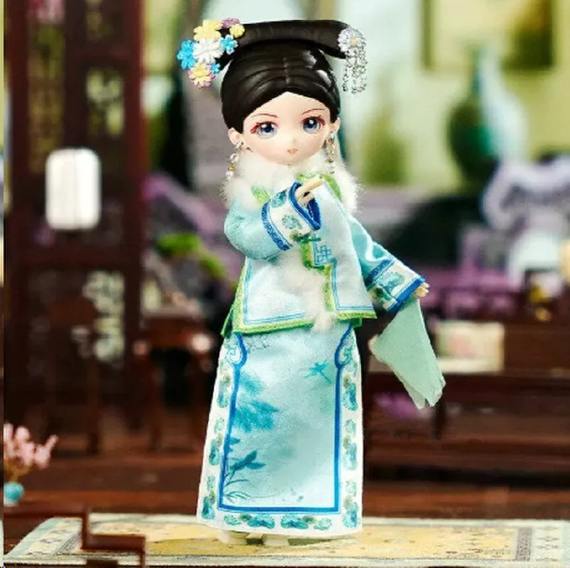 Фото Коллекционная шарнирная кукла BJD «Императрицы Думия в Дворце» в масштабе 1/8, в слепой коробке, с шаровыми соединениями, фигурка-украшение, подарок на день рождения №4