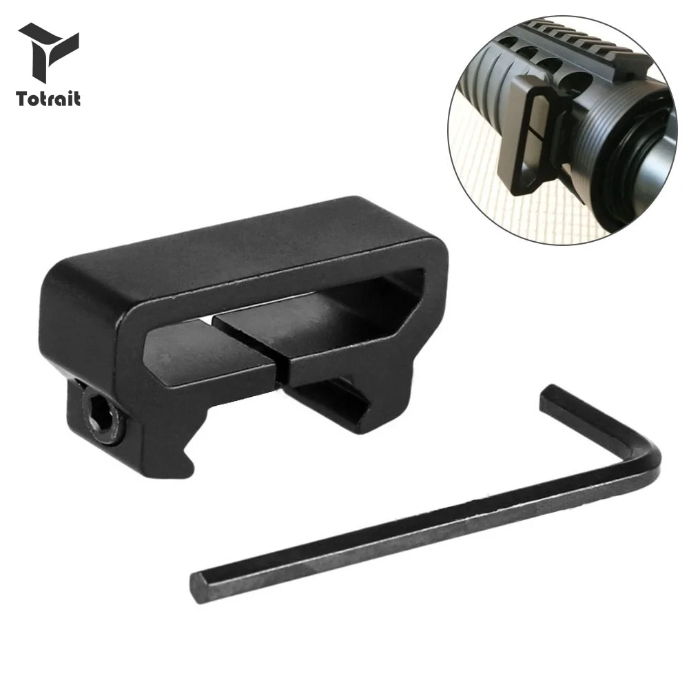 

New TOtrait High Quality Tactical Hunting Sling Attachment W 20mm Weaver Picatinny Rail Mount Adapter Hunting Gun Accessories