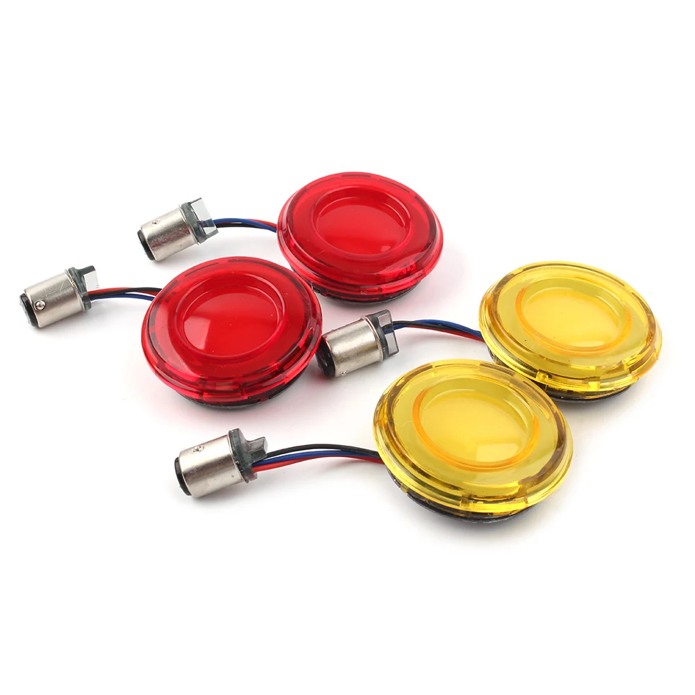 1157 светодиодный передний указатель поворота в мотоциклетном стиле для Harley Dyna