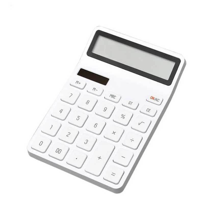 

Модный калькулятор с двойным дисплеем 12 бит, учебный финансовый калькулятор с большим экраном и чувствительными кнопками, деловой калькуля...