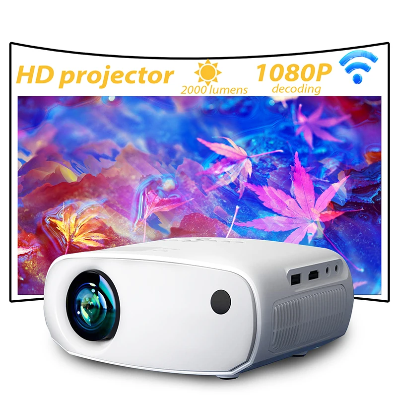 Портативный проектор для домашнего кинотеатра HD Vid X26 200ANSI Люмен одноэкранная