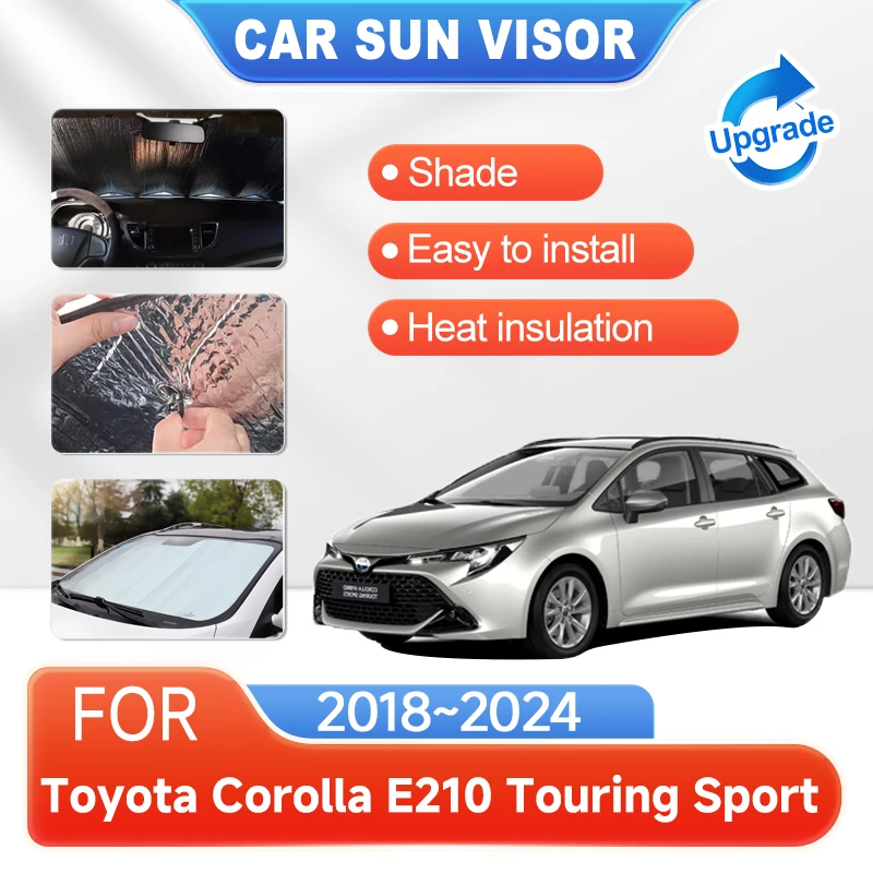 Автомобильные солнцезащитные козырьки для Toyota Corolla E210 Touring Sport 2018 ~ 2024 2019