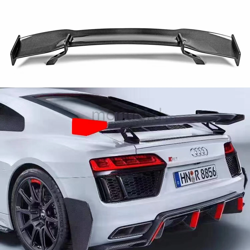 

R8 GT Style Carbon Fiber Auto Car Rear Trunk Spoiler Wing for Audi R8 GT Wing 2006 2008 2010 2012 2014 20017 2018 2020