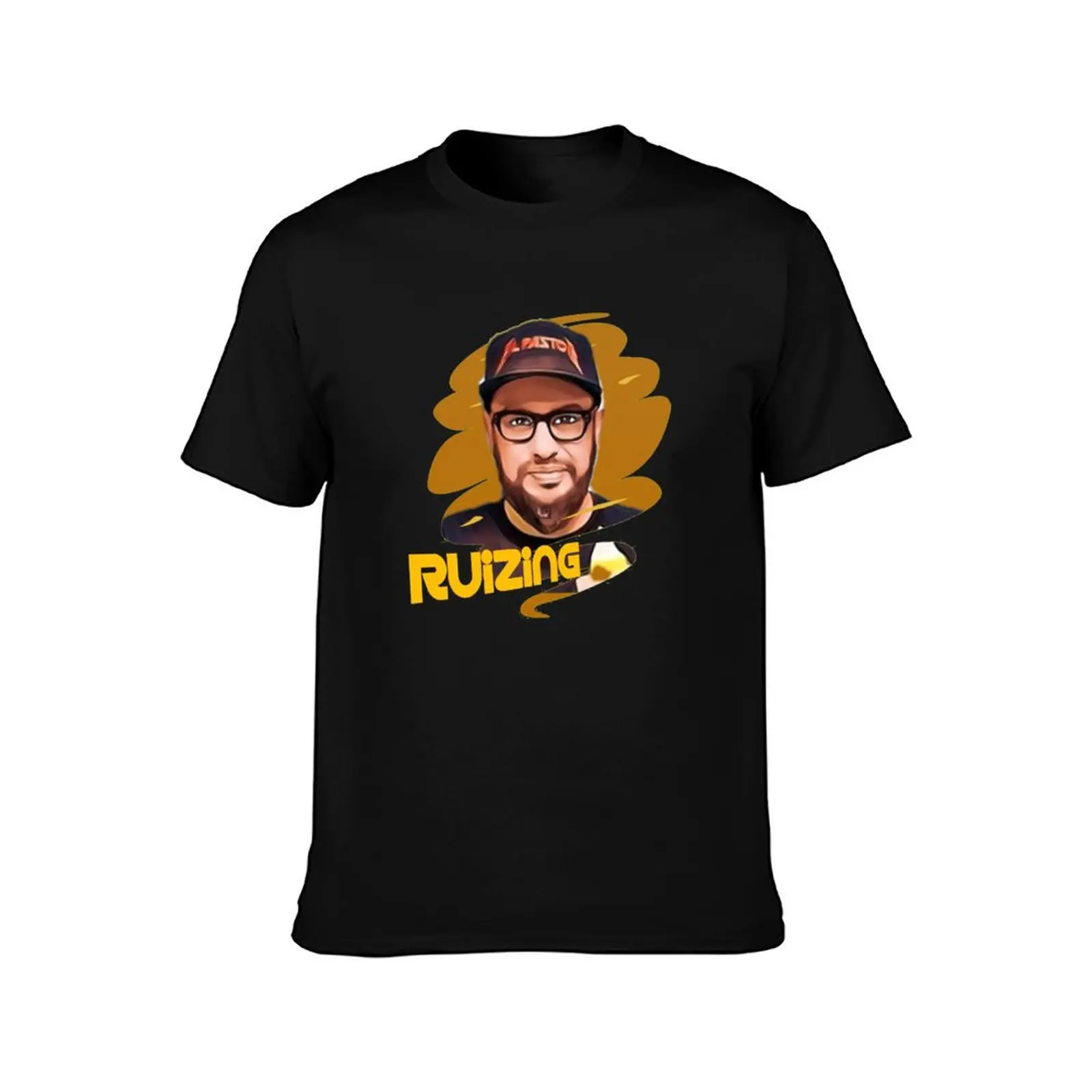 Фото Футболка Ruizing Carl Ruiz, повседневная свободная футболка с короткими рукавами для мужчин №2